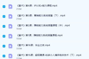 富术剪辑版课程, 乌鸦救赎新课