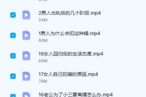 《危险关系修复篇》大梦系列课