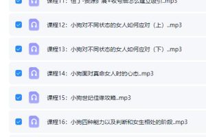 CYD网络把妹课程，爱的五种语言