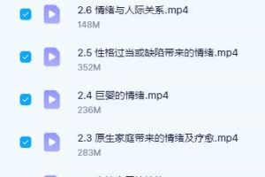 《好情绪决定人生》杨洋博士系列课